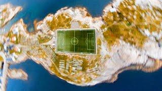 Henningsvær Stadium in Norway - Best FPV Drone Shots [8K]