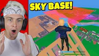 I Tried to SKY BASE in Strucid Fortnite Roblox... (IMPOSSIBLE)