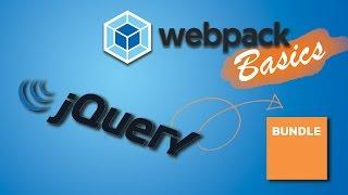 USING 3RD PARTY PACKAGES LIKE JQUERY| Webpack 2 Basics Tutorial