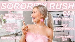 SORORITY RECRUITMENT 2021 | Q&A, My Experience, Tips & Tricks Nobody Tells You | Lauren Norris