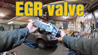 VW Caddy 1.6tdi EGR valve removal