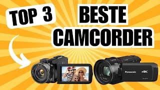 Camcorder: Beste Videokamera für deine Aufnahmen! TOP 3 Vergleich