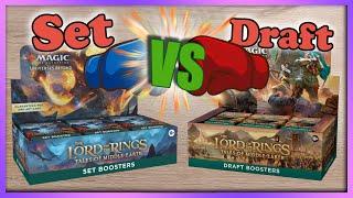 Which MAKES more money? Final Round! Set vs Draft Booster Box. MTG: Lord of the Rings