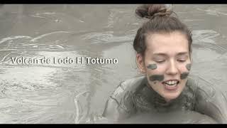 Russian girl take Mud Bath in Colombia