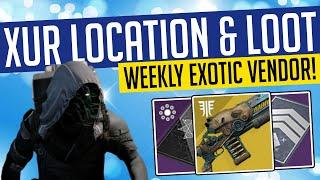 Destiny 2 | WHERE IS XUR? NEW Exotic Engram, Dawn Exotics & Inventory | 3rd January 2020