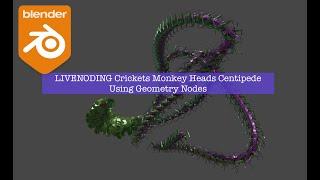 LIVENODING Blenderian Pipe Snakes Using Geometry Nodes