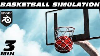 Make Basketball Net Simulation In | Blender tutorial