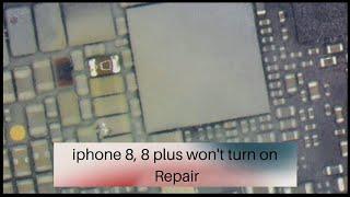 How to fix iphone 8 won't turn on or charge!Current leakage