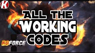 All the working codes in Ro-Force Roblox