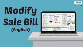 Modify Sale Bill [English]