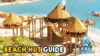 Beach Starter Hut Base | Building Tutorial | ARK: Survival Ascended