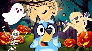 BLUEY casa ENCANTADA de MONSTRUOS DE HALLOWEEN