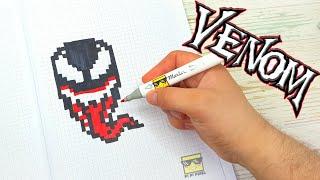 VENOM - PIXEL ART - - ВЕНОМ - РИСУНКИ ПО КЛЕТОЧКАМ