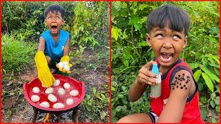 Survival Skills: SMART idea and USEFUL with single mom in forest #bushcraft #camping #outdoors #idea