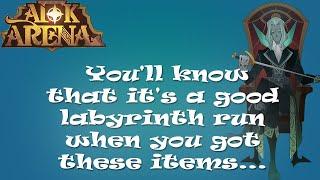 AFK Arena - You'll know that it's a good labyrinth run when you got these items...