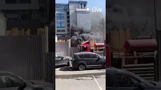 ‼️‼️‼️ Масштабный пожар в центре москвы