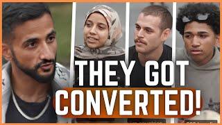 Pro-Israel Arab EDUCATES Anti-Israel Americans and they get Converted!