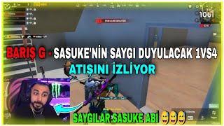 BARIŞ G - SASUKE'NİN OYNAYIŞINA HAYRAN KALIYOR (SAYGILAR SASUKE )