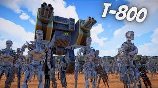 Every T-800, T-45 T-80 Defends Mount Olympus From Trolls & Orcs Invasion | Battle Simulator 2