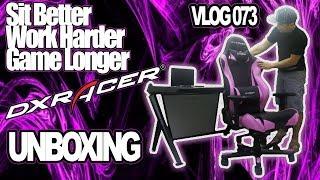 Unboxing DXRacer Gaming Desk and Racing Series Chair (VLOG 073)