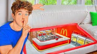 I Built a SECRET McDonald’s In My Room!