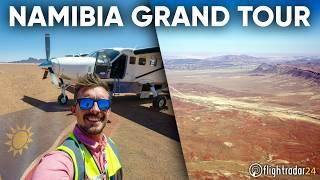 Bush flying all over Namibia! (INCREDIBLE)