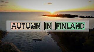 Beautiful Sunset Aerial View | Autumn In Finland | Parrot Bebop 2