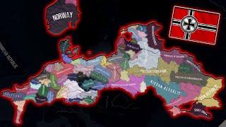 Balkanized Greater German Reich Battle Royale - Hoi4 Timelapse