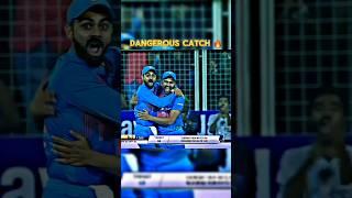Rohit Sharma dangerous catch  #shorts #cricket #trending