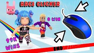 HIZLANMAK İÇİN MOUSE 'A TIKLA ! 1M ROBUXLUK PETLERLE HIZLANDIM ! | ROBLOX Race Clicker !