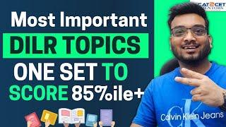 4 Most Asked DILR topics || Score 90%ile+ in DILR in just 20 days|| DILR STRATGEY