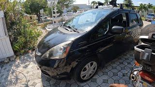 Adding 5 Years To The Kayak Car.  Honda Fit Florida Keys Car Maintenance and Repair.