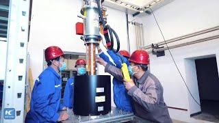 China's first high energy synchrotron light source accelerates electron beam