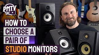 How To Choose A Pair Of Studio Monitor Speakers