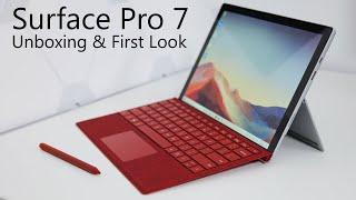 Surface Pro 7 - Unboxing, Setup and First Look