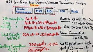 #19 FE-PE Exam | Calculating battery consumption of a sensor system