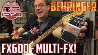 FX600 by Behringer (Effect pedal demo)