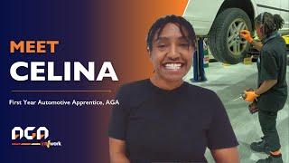 Meet Celina Anderson - Automotive Apprentice from AGA