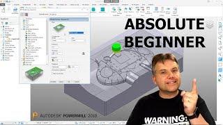 PowerMill Absolute Beginner Tutorial — #LarsLive 181