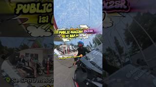 Public reaction zx25r isi BBM di SPBU‼️#shorts #trending #motovlog #motorcycle #zx25r #fyp