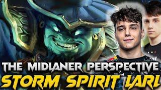 Crazy Play TS.Larl Storm Spirit Midlane : Team Spirit VS Team Falcons - Dream League 24 Dota 2