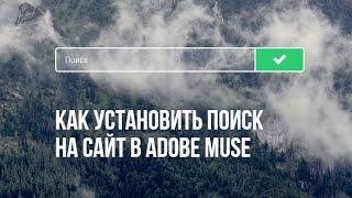 Устанавливаем поиск на сайт в Adobe Muse