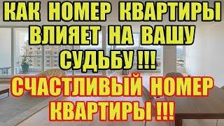 Вот как Номер Квартиры Влияет на Вашу Судьбу! Счастливый Номер Квартиры! Нумерология квартиры