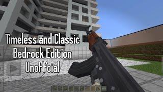 Timeless and Classic AK Bedrock ( Unofficial ) | 3d guns addon