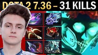 Muerta Gameplay Miracle with 31 Kills and Daedalus - Dota 2 7.36