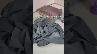 how to remove oil and sweat stain from chiffon hijab 