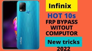 Infinix Hot 10s (X689B) FRP Bypass/Google Account Unlock Without PC Android 11Latest Security 2022