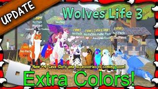 ROBLOX - Wolves' Life 3 - Extra Colors & 4 Save Slots! #38 - 1080HD