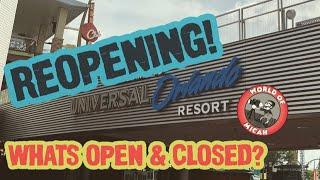 Universal City Walk is OPEN! Phase 1 Reopening | Full Tour | Whats Open & Closed?