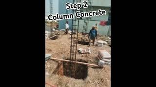 How to make a Column Concrete in perfect way... ‎@ananthvarakanahalli4447 #buildingconstruction